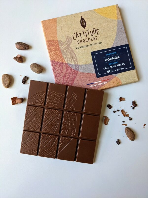 L'Attitude Chocolat - Uganda lait sans sucre 40%